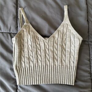 Gray Women’s Large Top